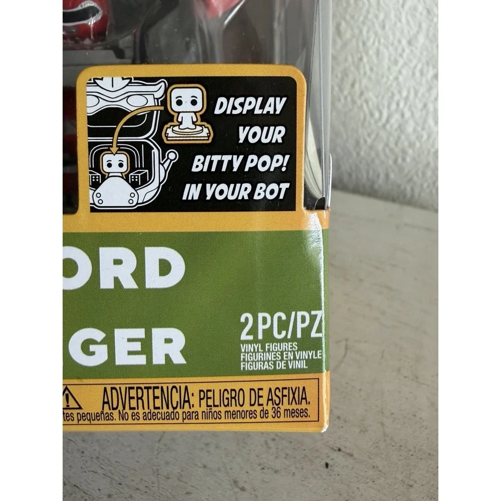 Mighty  Power Rangers Megazord w/ Red Ranger Funko Bitty Pop! Bitty‎ Bot  New